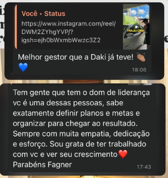 Depoimento real sobre Fagner Araújo